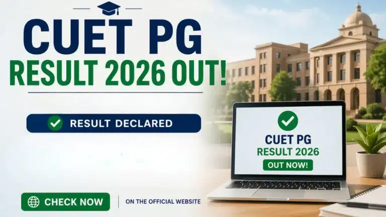 CUET PG Result 2026 Declared, Direct Score Card Download Link Active 3 CUET PG Result 2026 Out