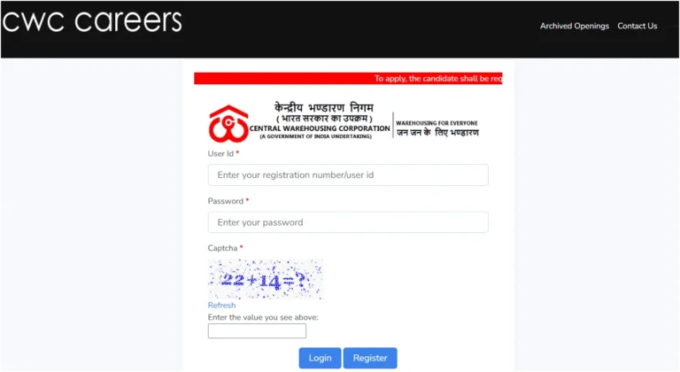 CWC Young Professional Recruitment 2026 Notification Out, Apply Online 26 CWC Young Professional Recruitment 2026 Notification Out, Apply Online