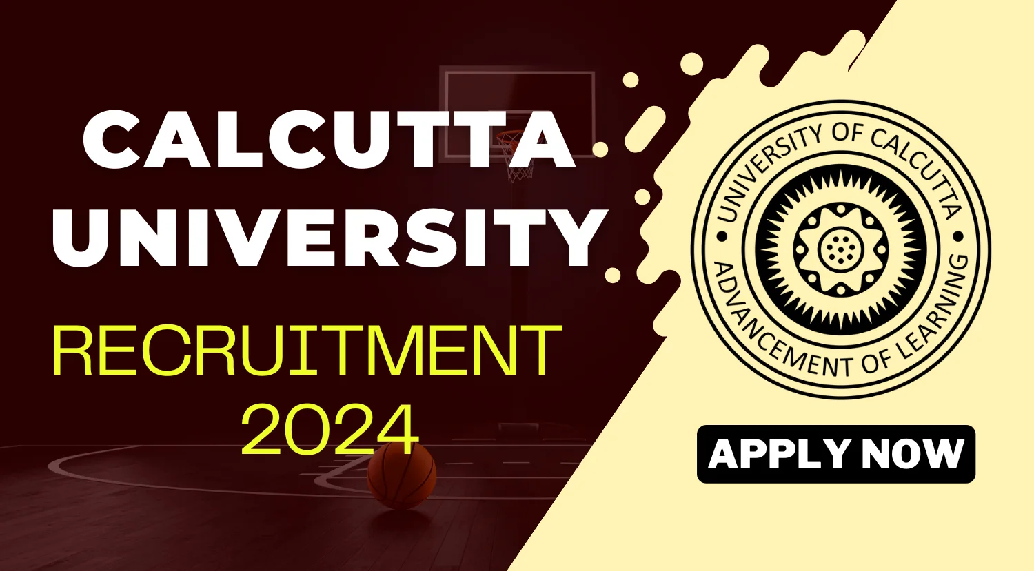 Calcutta University Recruitment 2024 