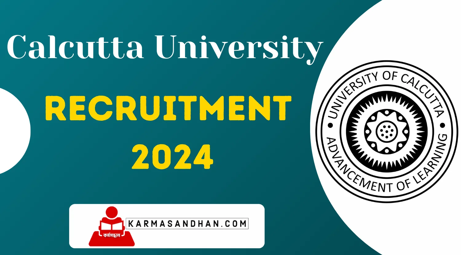 Calcutta University Research Associate Recruitment 2024