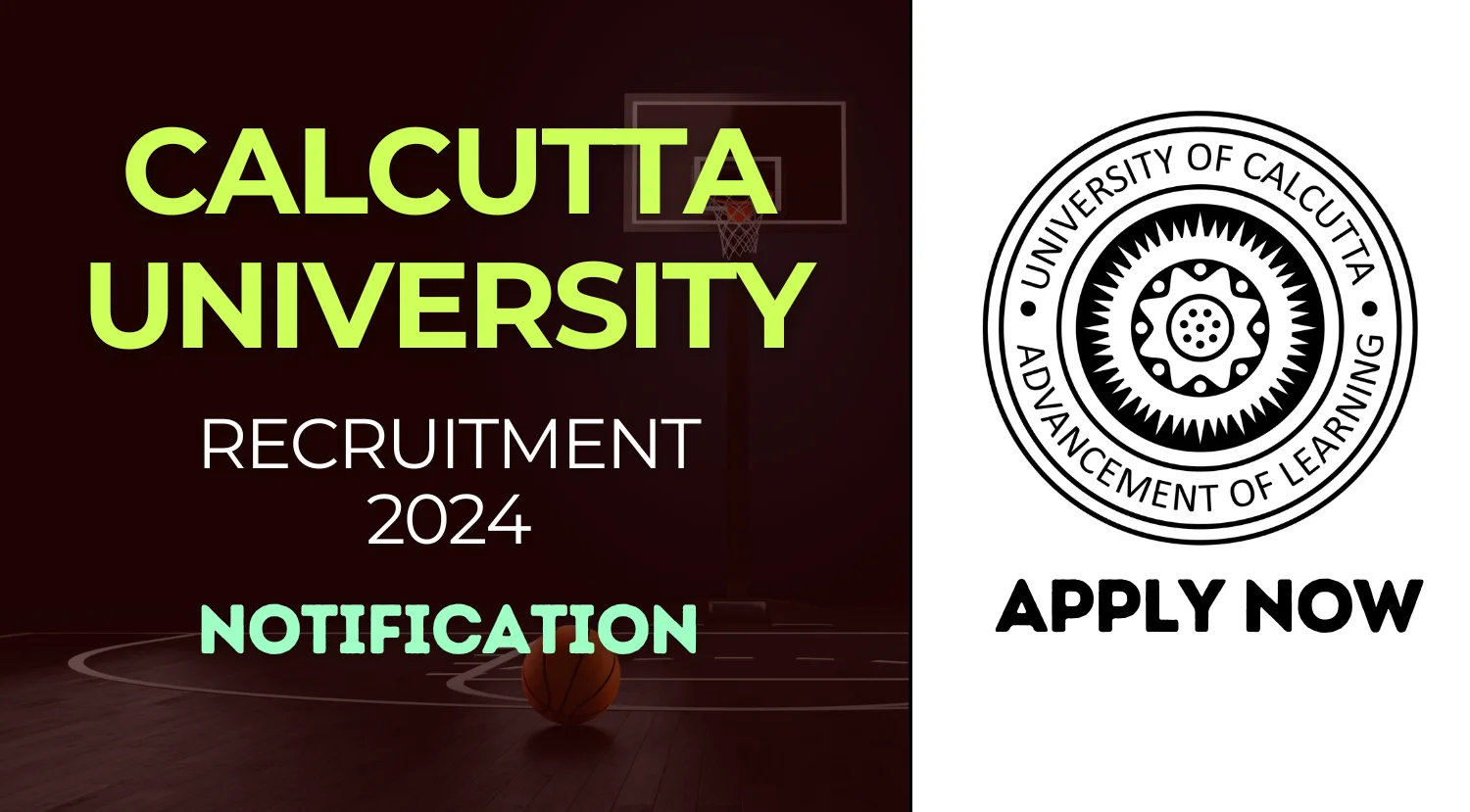 Calcutta University recruitment 2024