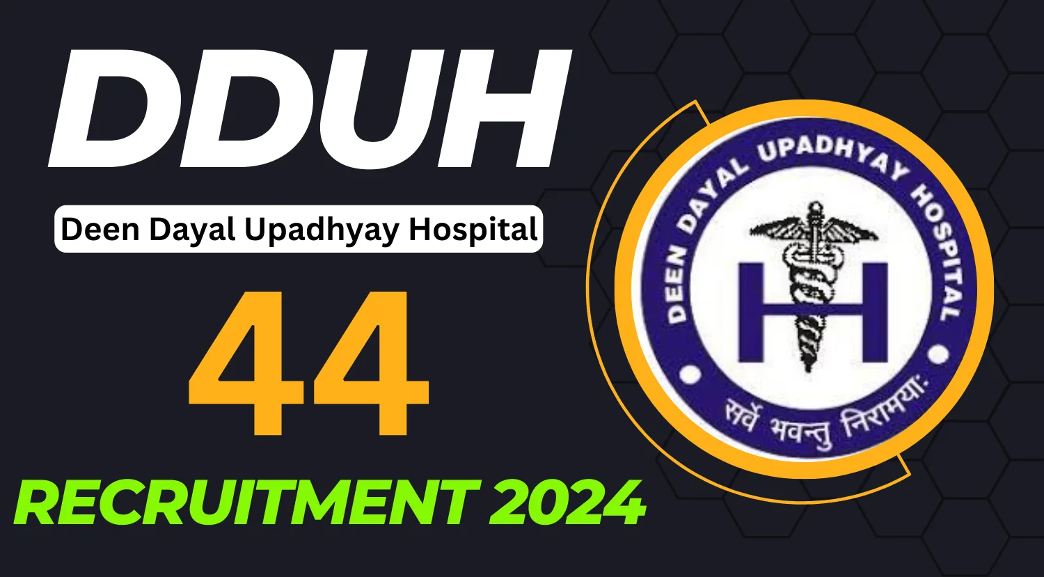 DDHU Recruitment 2024