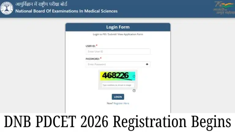 DNB PDCET 2026 Registration Begins, Apply Online for Post Diploma DNB Entrance Exam 12 DNB PDCET 2026 Registration Begins
