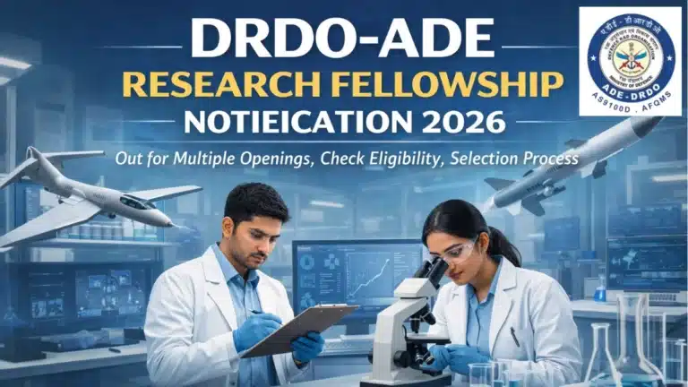 DRDO ADE Research Fellowship Notification 2026 Out for Multiple Openings, Check Eligibility, Selection Process 3 DRDO ADE Research Fellowship 2026