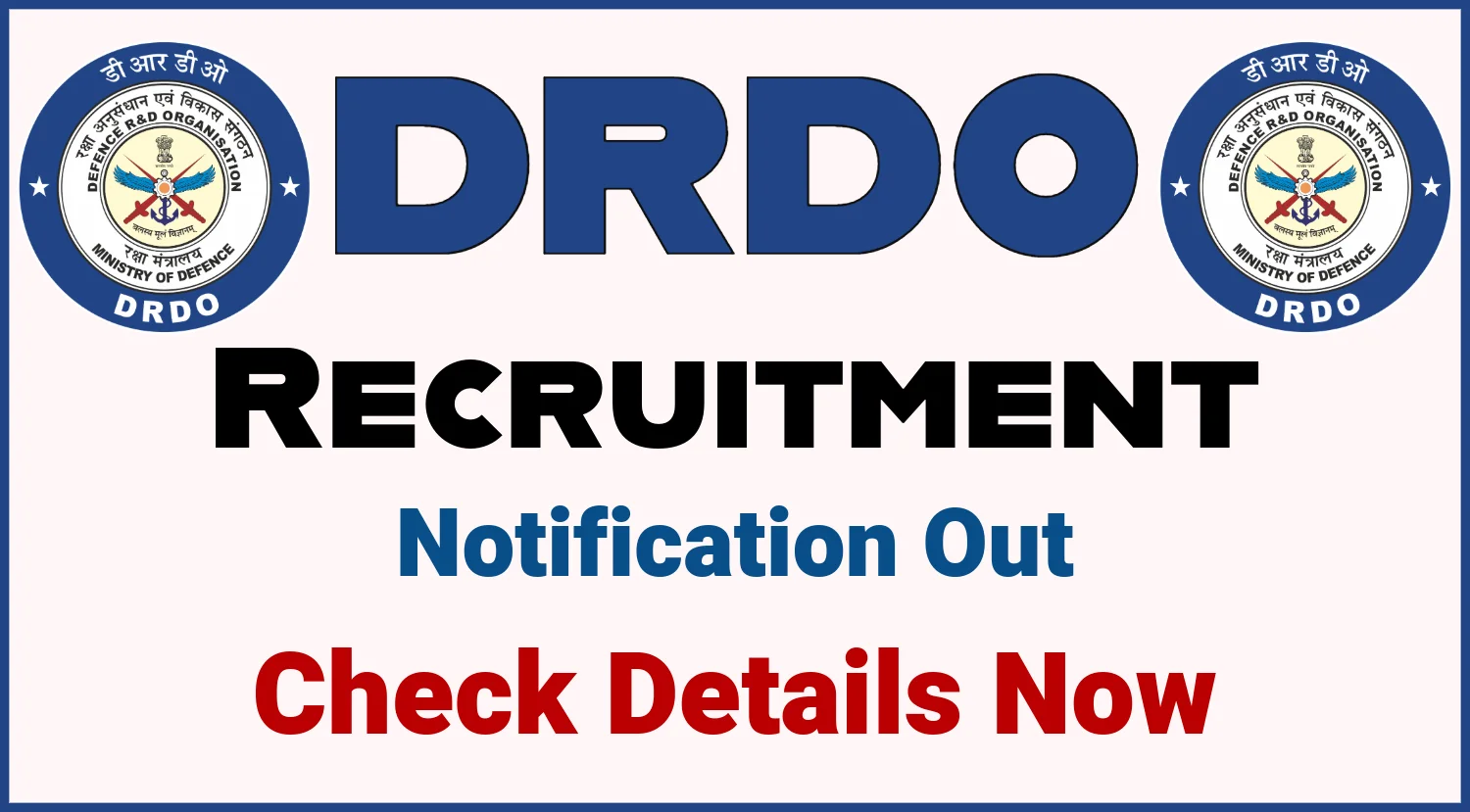 DRDO Technical Staff Recruitment 2024