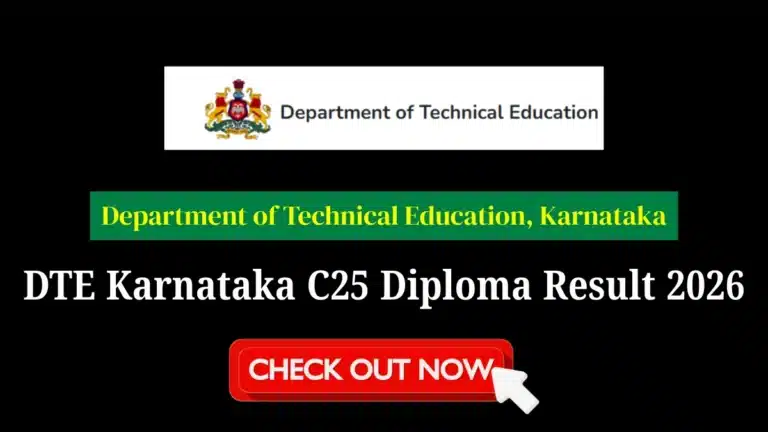 DTE Karnataka C25 Diploma Result 2026 Out @dtek.karnataka.gov.in, Marksheet PDF Download Link 24 DTE Karnataka C25 Diploma Result 2026