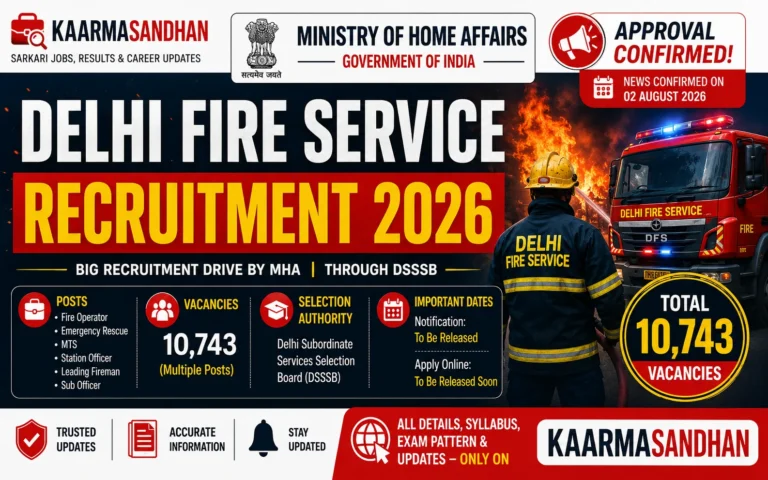 Delhi Fire Service Recruitment for 10743 Vacancies Approved, Check Vacancy Details 6 Delhi Fire Service Recruitment for 10,743 Vacancies