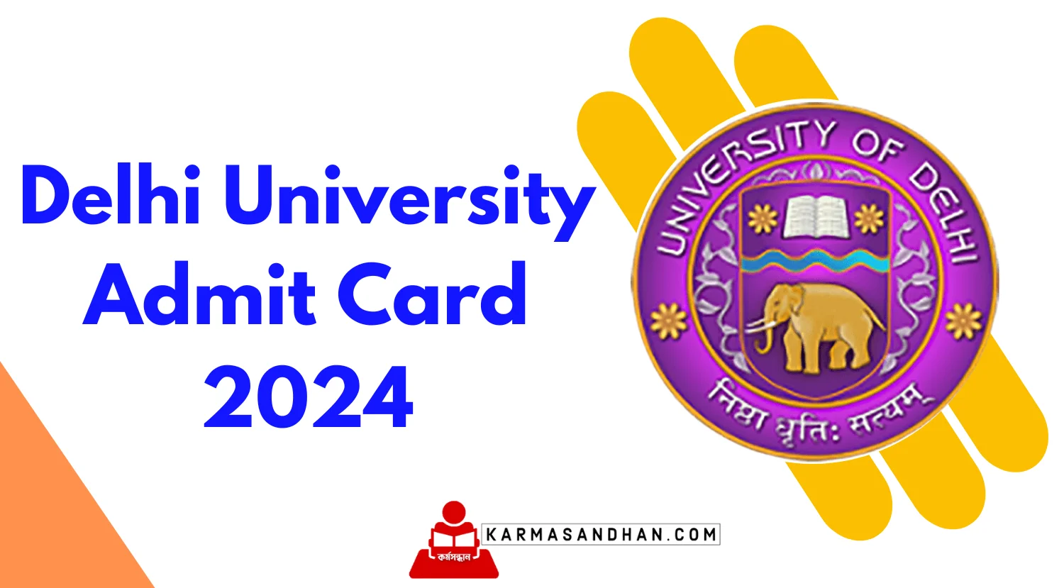 Delhi University Admit Card 2024