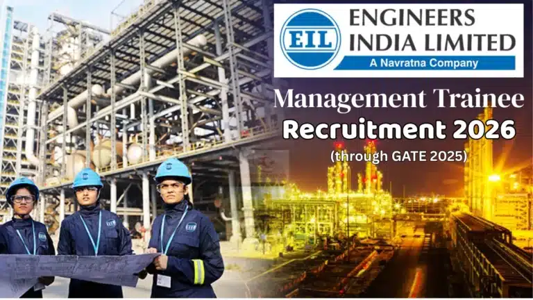 EIL Management Trainee Recruitment 2026, Apply Online Begins for 59 MT in Chemical, Mechanical, Civil, Electrical 19 EIL Management Trainee Recruitment 2026