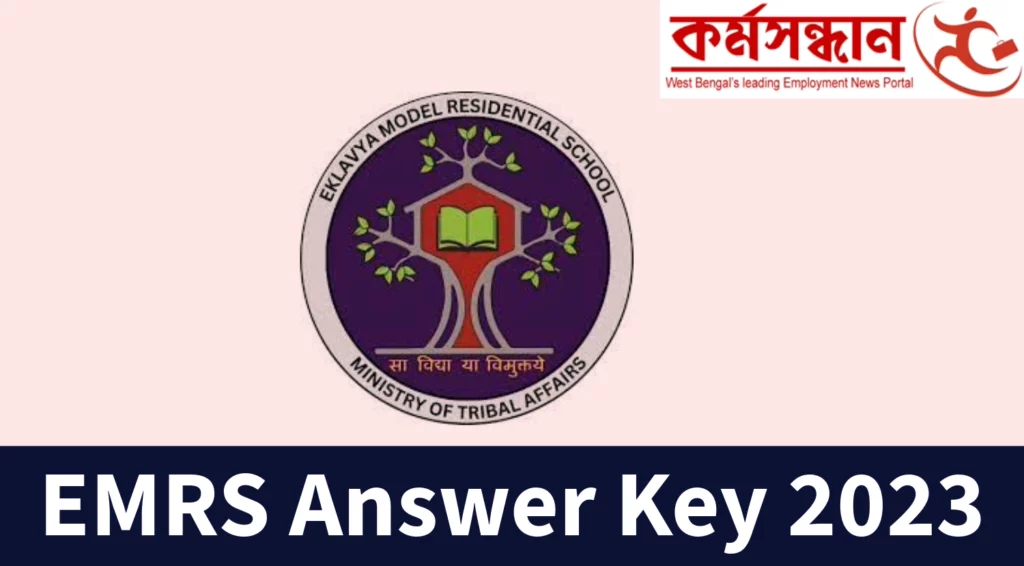 EMRS Answer Key 2023 Out for TGT, PGT, Hostel Warden, and Other Post-Check Now!