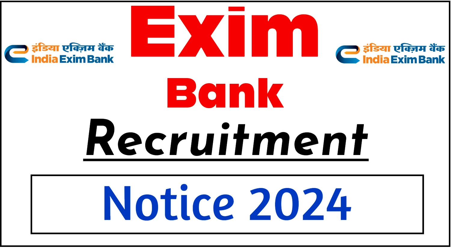 Exim Bank Recruitment 2024