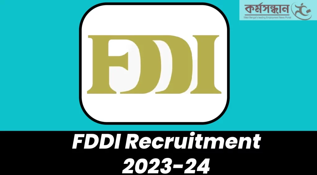 FDDI Recruitment 2023-24