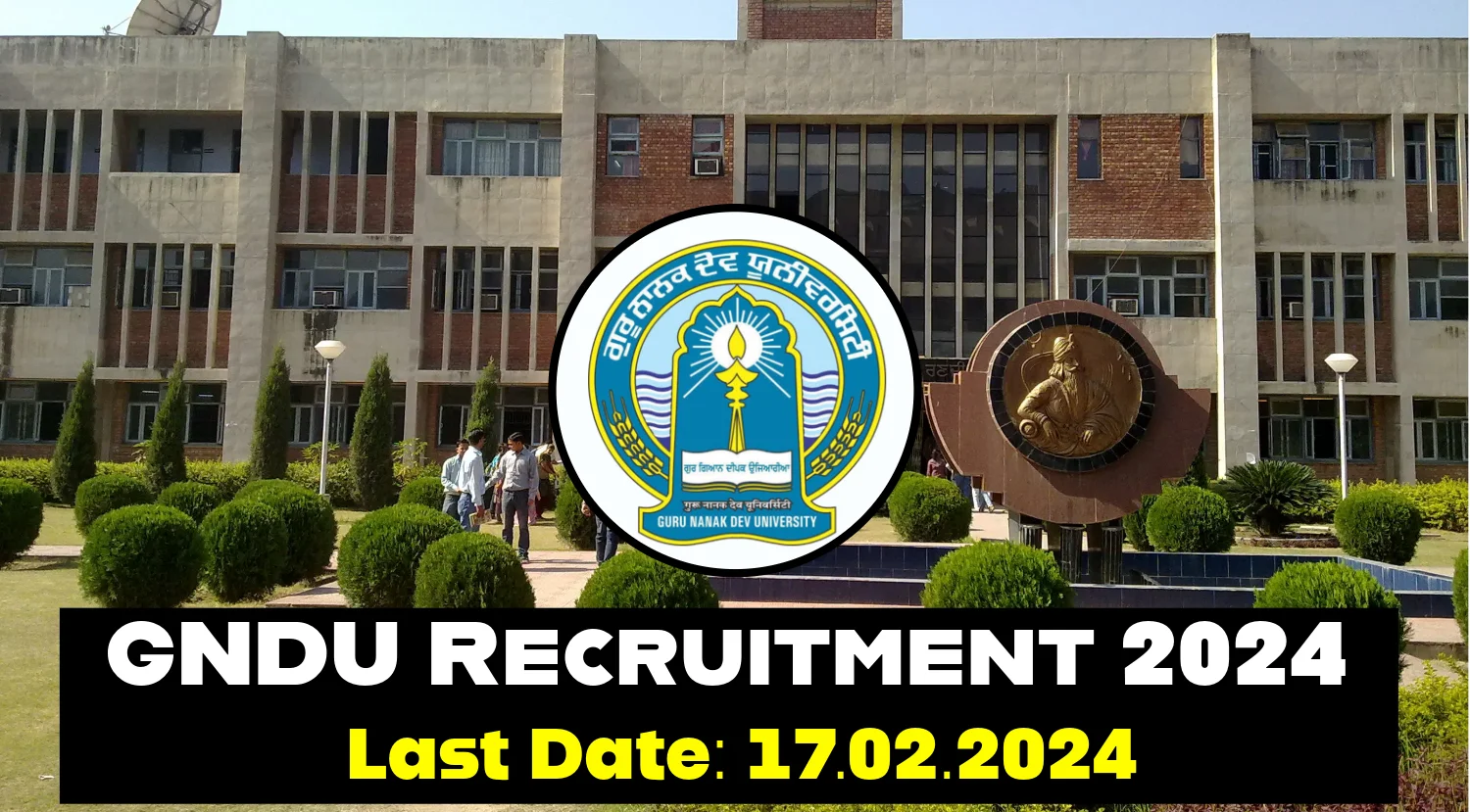 GNDU Recruitment 2024