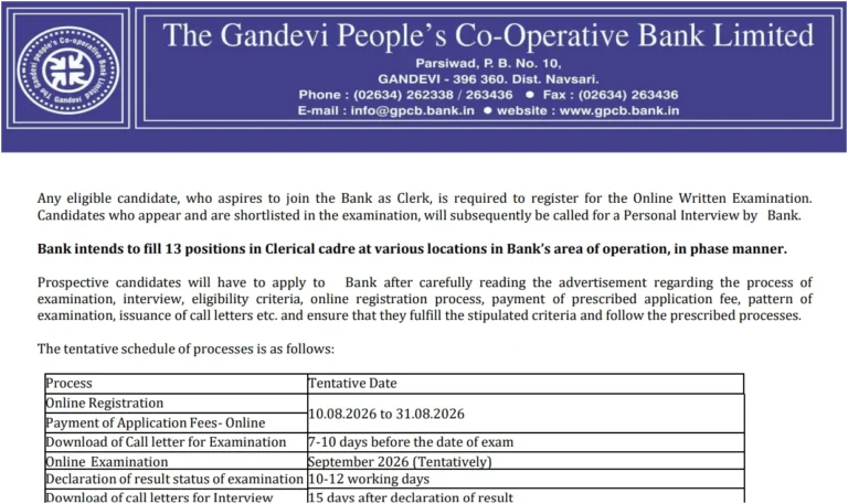 GPCB Bank Clerk Recruitment 2026 Out, Apply Online for Clerical Posts @gpcb.bank.in 38 GPCB Bank Clerk Recruitment 2026 Out, Apply Online for Clerical Posts @gpcb.bank.in