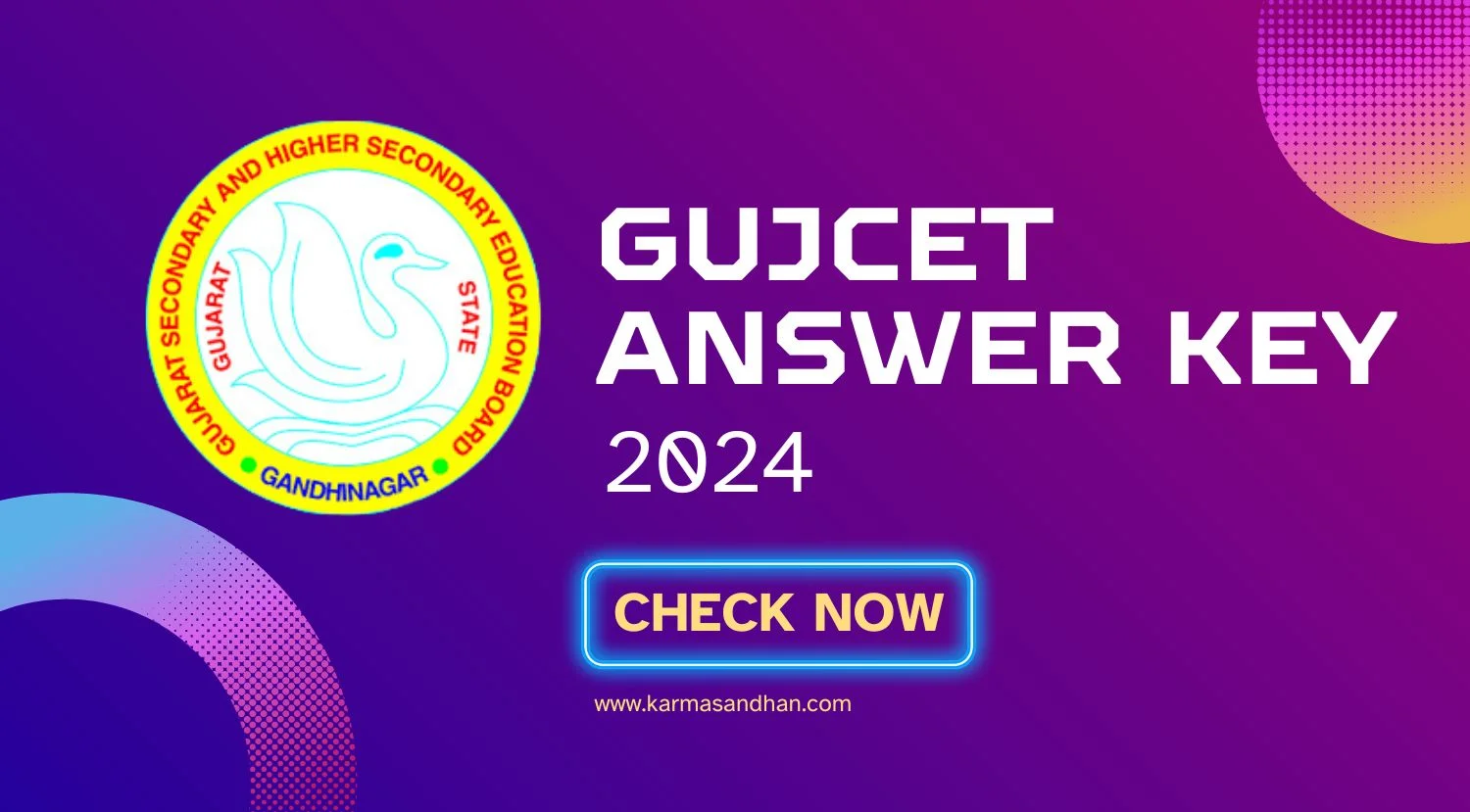 GUJCET Answer Key 2024