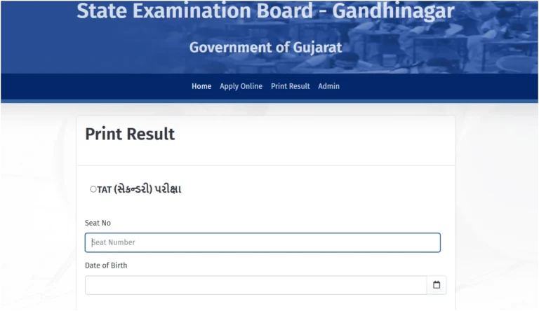 Gujarat TAT Secondary Result 2026 Out, Score Card Link Active @sebexam.org 14 Gujarat TAT Secondary Result 2026 Out, Score Card Link Active @sebexam.org