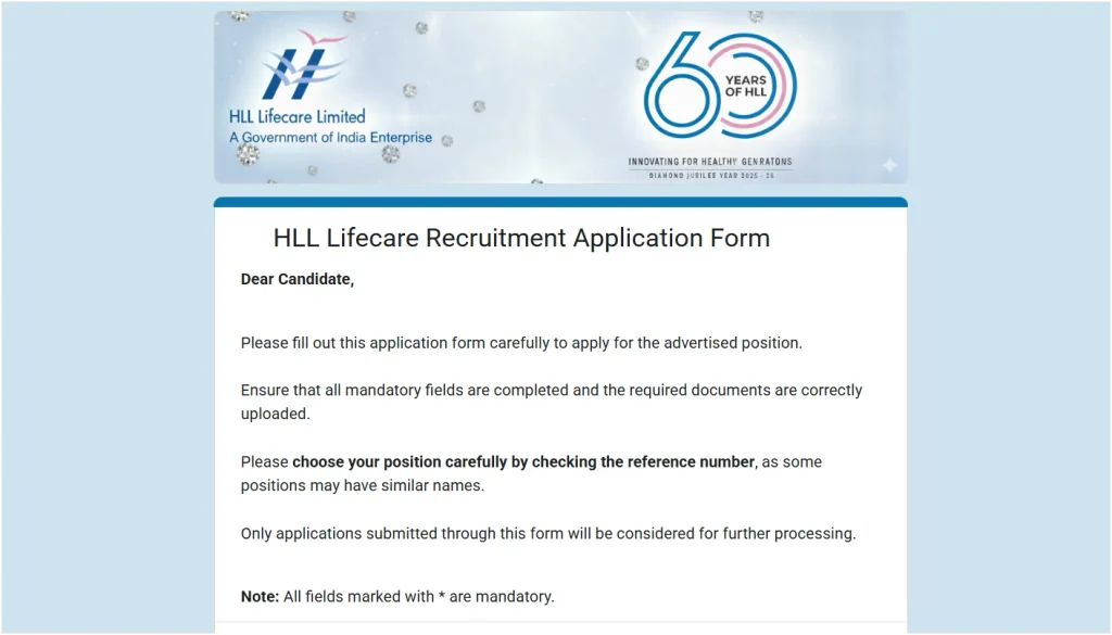 HLL Lifecare Recruitment 2026 for 55 Manager, QA Officer & Other Posts (HLL/HR/083 to 102/2026): Apply Online, Vacancy, Location 1 HLL Lifecare Recruitment 2026 for 55 Manager QA Officer Other Posts HLLHR083 to 1022026 Apply Online Vacancy Location