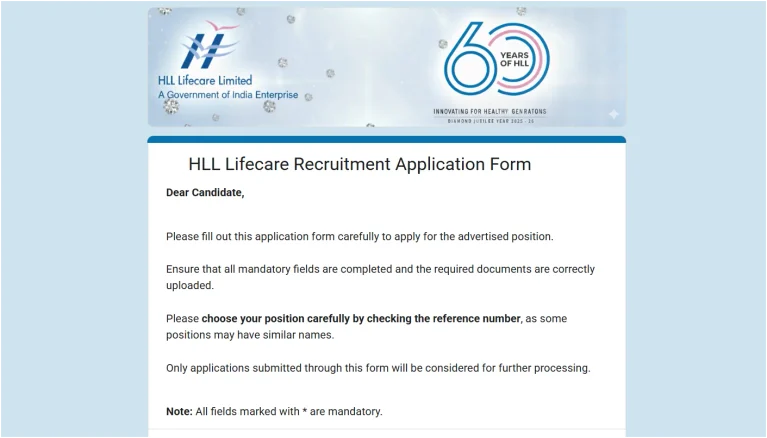 HLL Lifecare Recruitment 2026 for 55 Manager, QA Officer & Other Posts (HLL/HR/083 to 102/2026): Apply Online, Vacancy, Location 34 HLL Lifecare Recruitment 2026 for 55 Manager, QA Officer & Other Posts (HLLHR083 to 1022026) Apply Online, Vacancy, Location