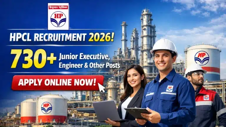 HPCL Recruitment 2026 for 730+ Junior Executive, Engineer and Other Posts, Apply Online Ends on 25th March 15 HPCL Recruitment 2026 for 732 Junior Executive Engineer and Other Posts Apply Online Begins