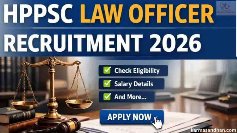 HPPSC Law Officer Recruitment 2026 Online Form, Check Eligibility, Salary and More 11 HPPSC Law Officer Recruitment 2026