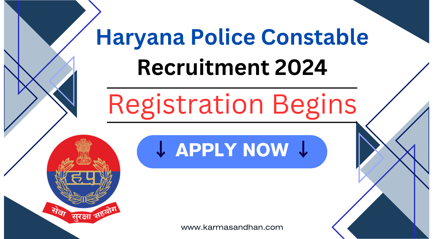 Haryana Police Constable Recruitment 2024 Registration Begins at hsscgovin