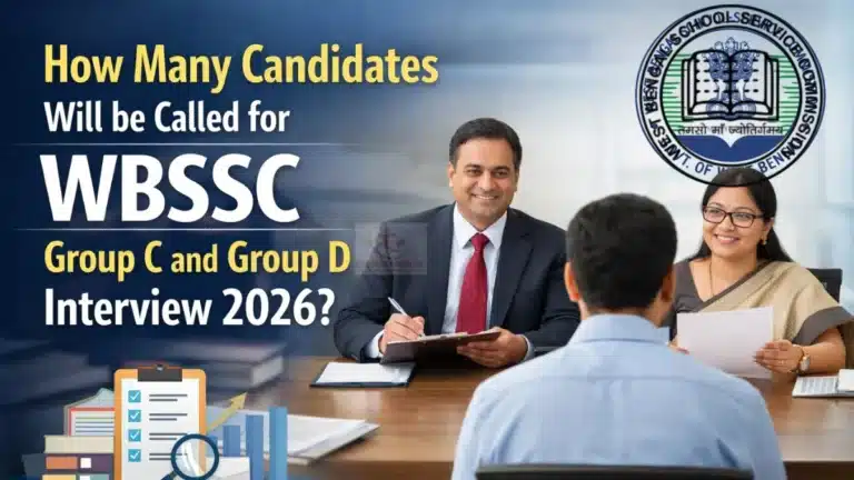 How Many Candidates Will be Called for WBSSC Group C and Group D Interview 2026? 33 How Many Candidates Will be Called for WBSSC Group C and Group D Interview 2026?