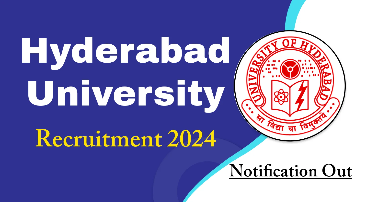 Hyderabad University SRF Recruitment 2024 Notification Out