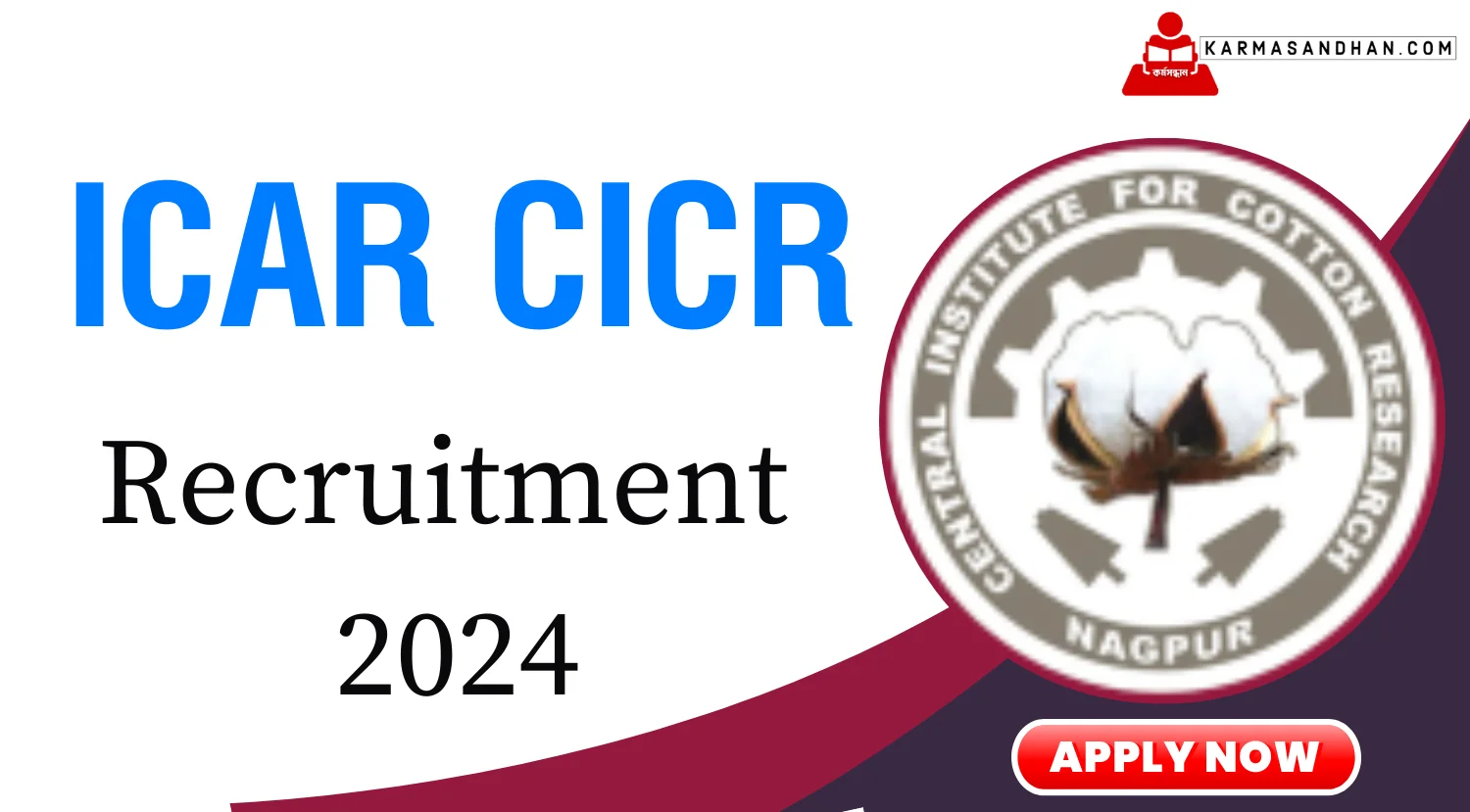ICAR CICR Young Professional I II Recruitment 2024