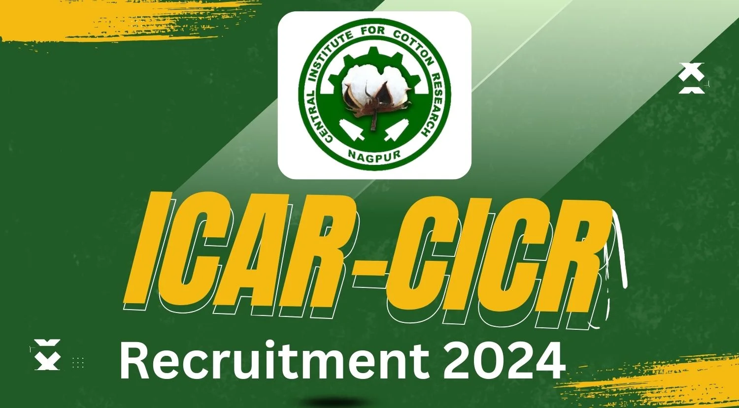 ICAR-CICR Young Professionals-II Recruitment 2024