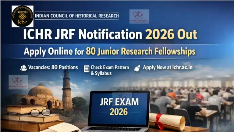 ICHR JRF Notification 2026 Out, Apply Online for 80 Junior Research Fellowships, Check Exam Pattern & Syllabus 12 ICHR JRF Notification 2026 Out, Apply Online for 80 Junior Research Fellowships, Check Exam Pattern & Syllabus