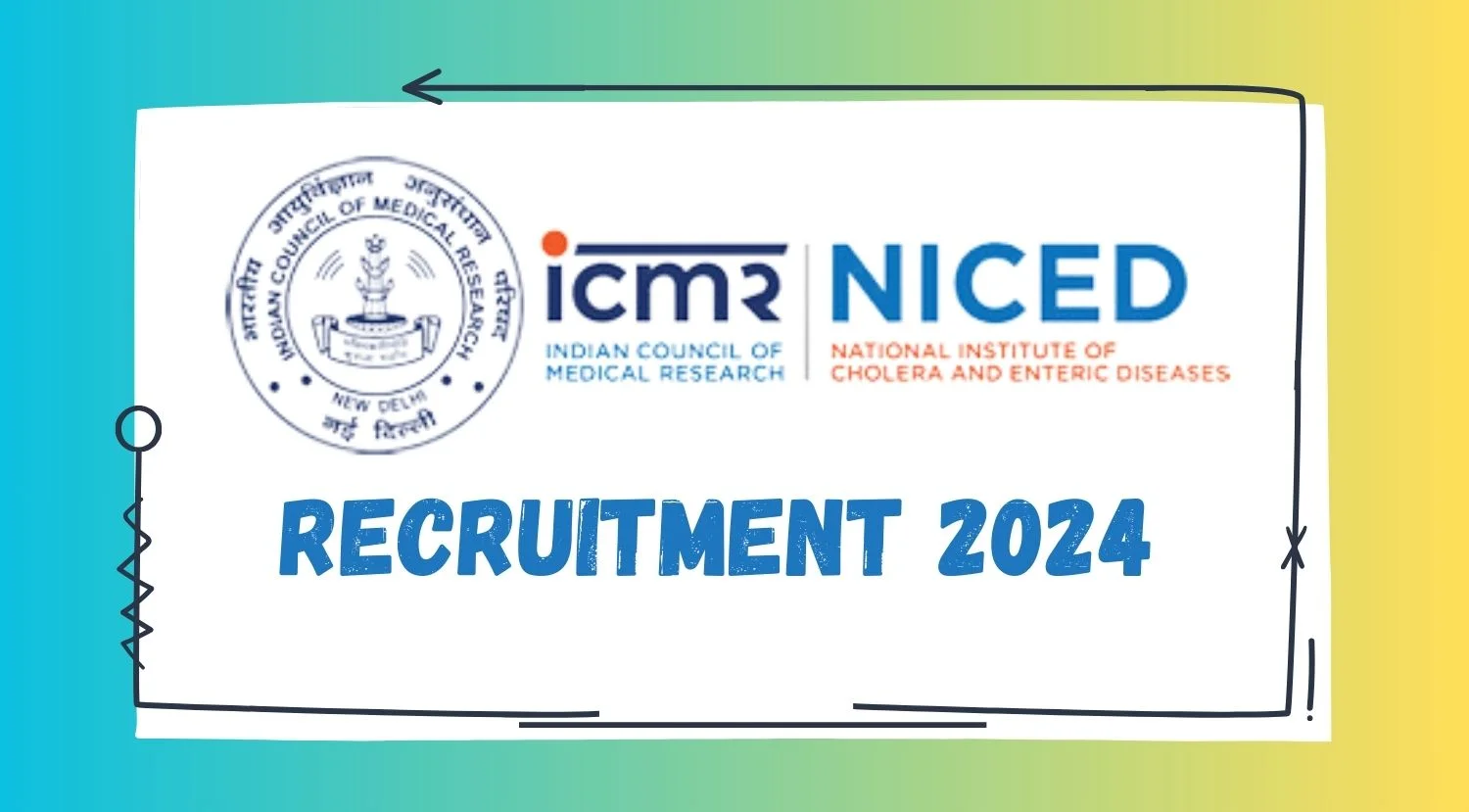 ICMR NICED Project Senior Research Fellow Recruitment 2024