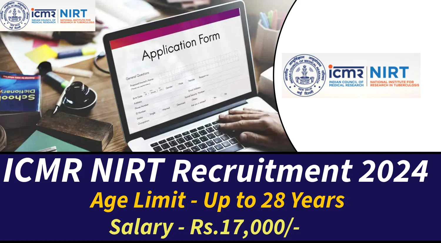 ICMR NIRT Recruitment 2024 Notification Out