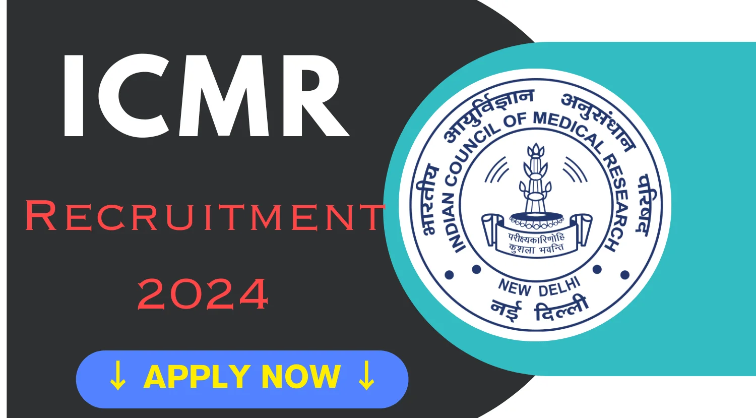ICMR Project Technical Support Recruitment 2024