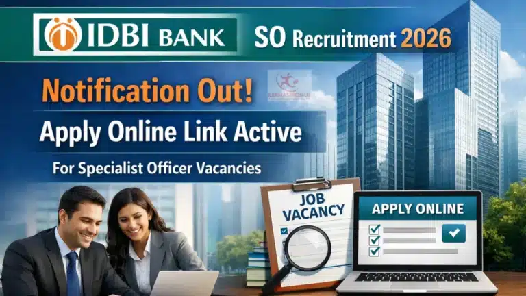 IDBI Bank SO Recruitment 2026 Notification Out, Apply Online for Specialist Officer Vacancies 21 IDBI Bank SO Recruitment 2026