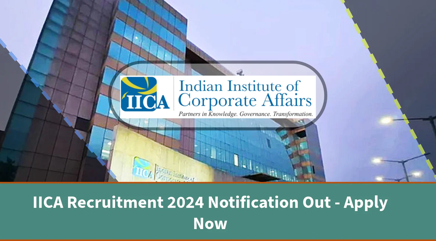 IICA Recruitment 2024 Notification Out