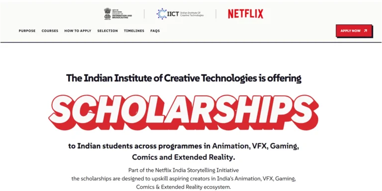 IICT Netflix Scholarship 2026: Registration Dates, Application Schedule, Eligibility & Scholarship Details 8 IICT Netflix Scholarship 2026 Registration Dates, Application Schedule, Eligibility & Scholarship Details