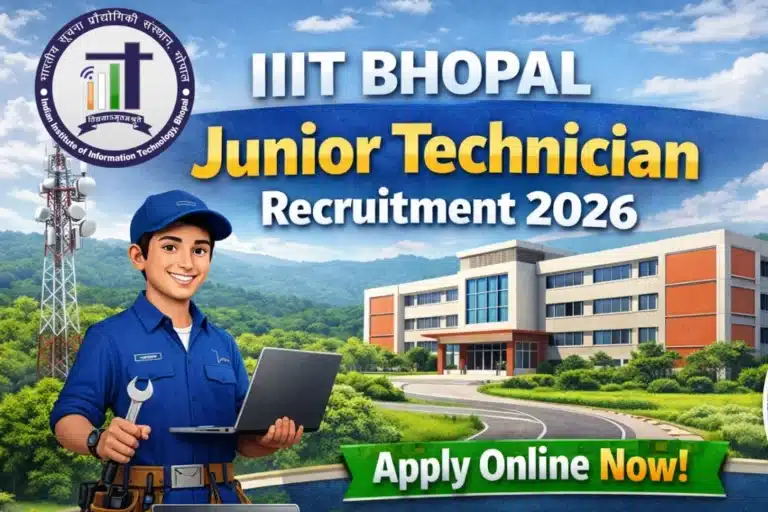 IIIT Bhopal Junior Technician Recruitment 2026