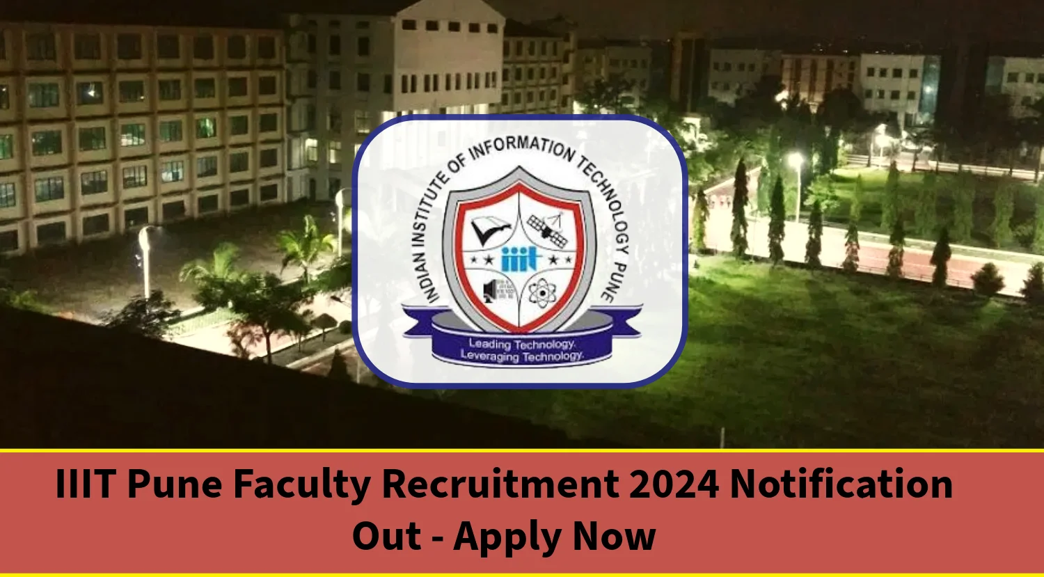 IIIT Pune Faculty Recruitment 2024 Notification Out