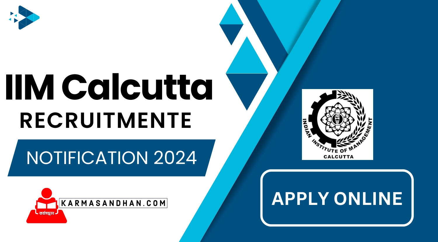 IIM Calcutta Manager Recruitment 2024