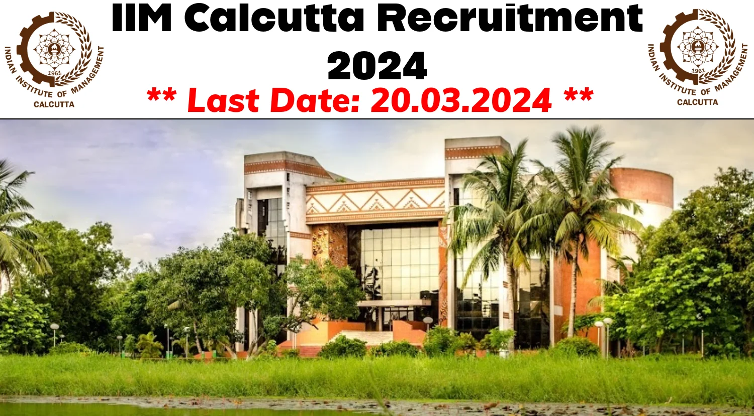 IIM Calcutta Recruitment 2024