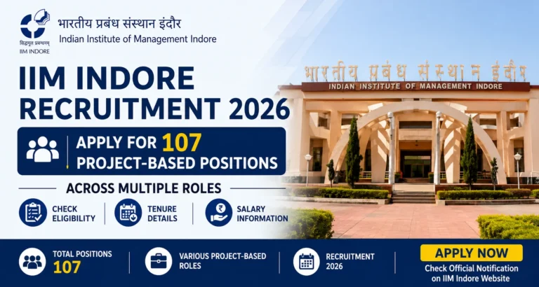 IIM Indore Project-Based Recruitment 2026 Notification Out For 107 Vacancies, Apply Now 35 IIM Indore Project-Based Recruitment 2026 Notification Out For 107 Vacancies, Apply Now