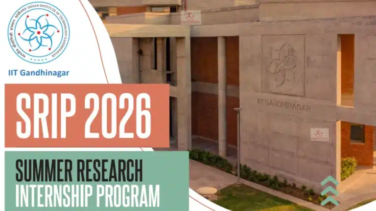 IIT Gandhinagar SRIP 2026, Check Summer Research Internship Details Here 10 IIT Gandhinagar SRIP 2026, Check Summer Research Internship Details Here