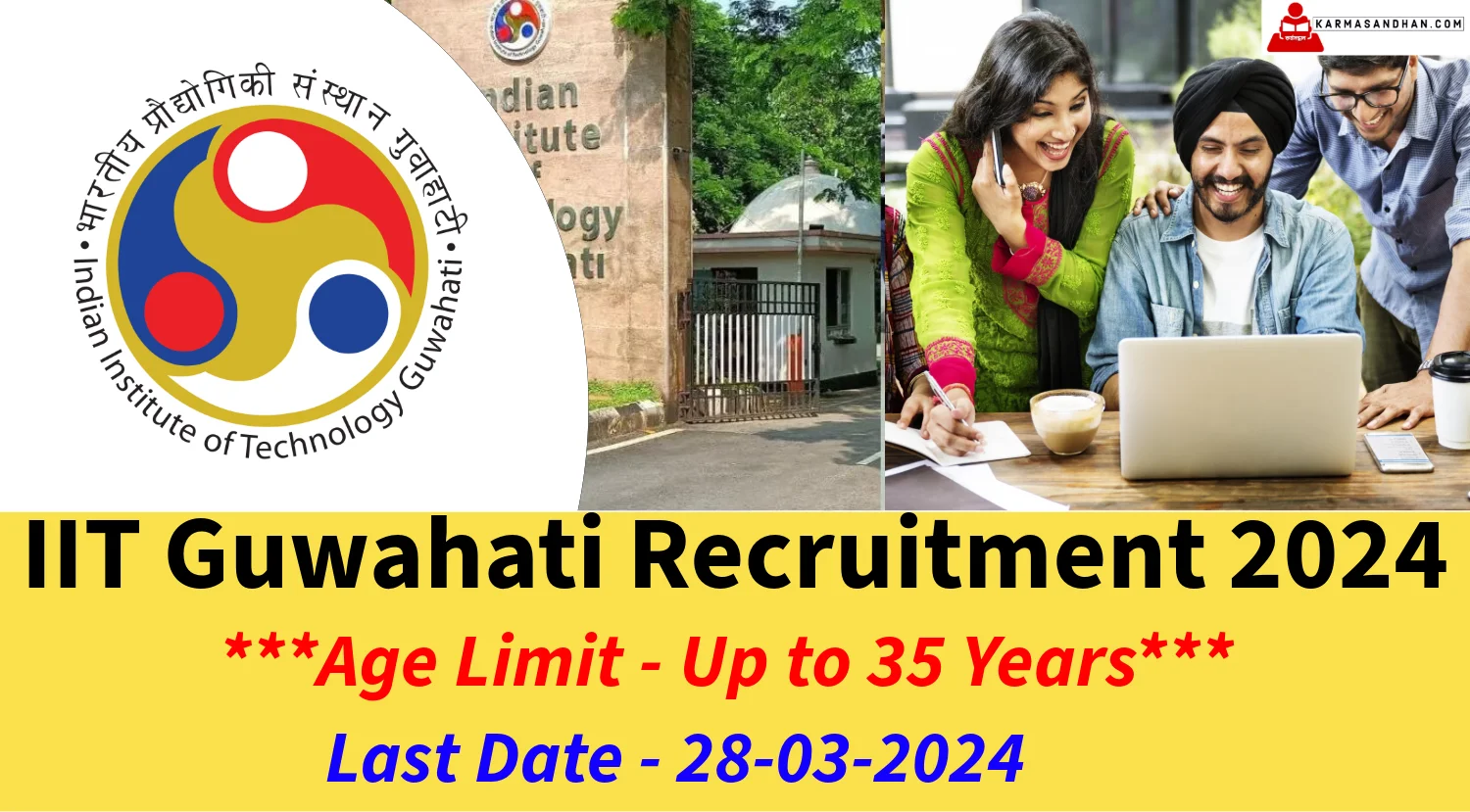 IIT Guwahati Recruitment 2024 Notification for Various Faculty Posts