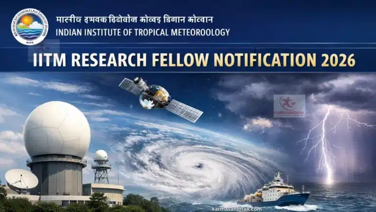 IITM Research Fellow Notification 2026