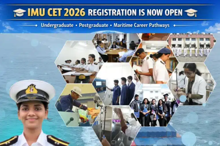 IMU CET 2026 Registration Begins for Undergraduate and Postgraduate Maritime Vacancies 32 IMU CET 2026