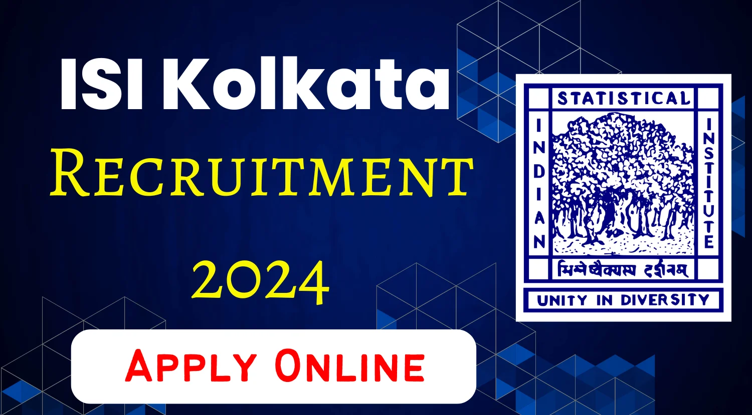 ISI Kolkata Project Linked Person Recruitment 2024