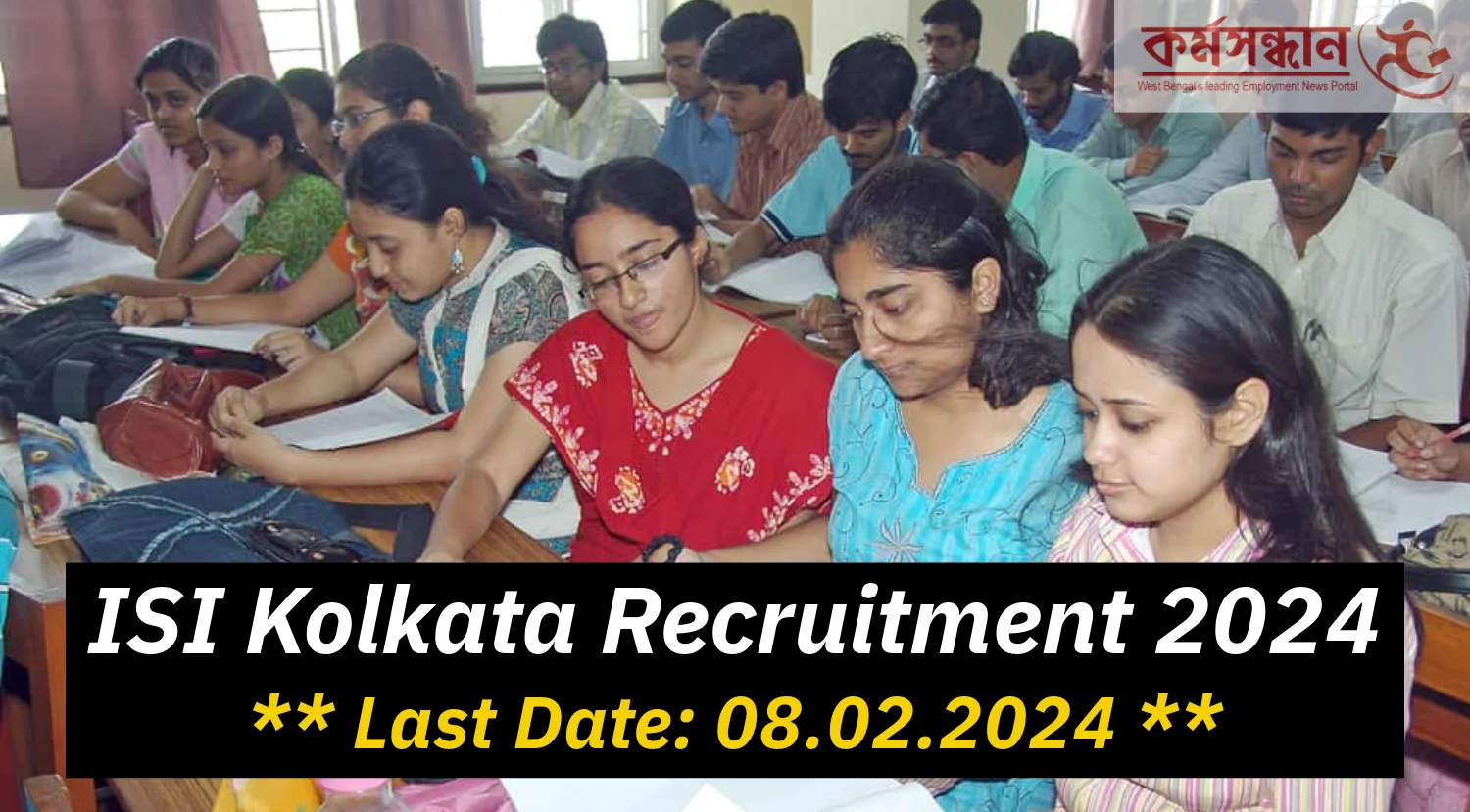ISI Kolkata Recruitment 2024 Notification Out, Apply Now