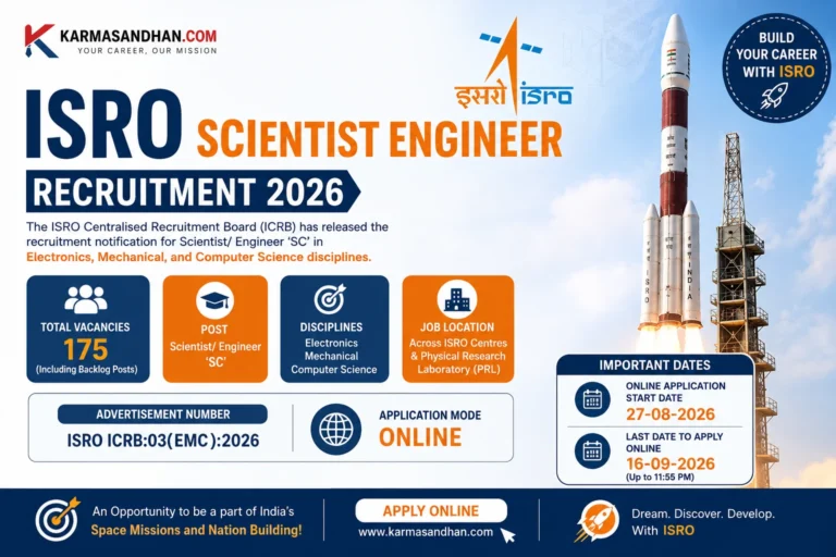 ISRO ICRB Scientist Engineer 'SC' Recruitment 2026 Exam Postponed for 175 Vacancies 21 ISRO ICRB Scientist Engineer 'SC' Recruitment 2026