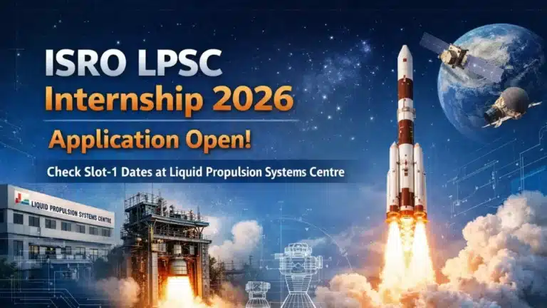 ISRO LPSC Internship 2026 Application Open, Check Slot-1 Dates at Liquid Propulsion Systems Centre 16 ISRO LPSC Internship 2026