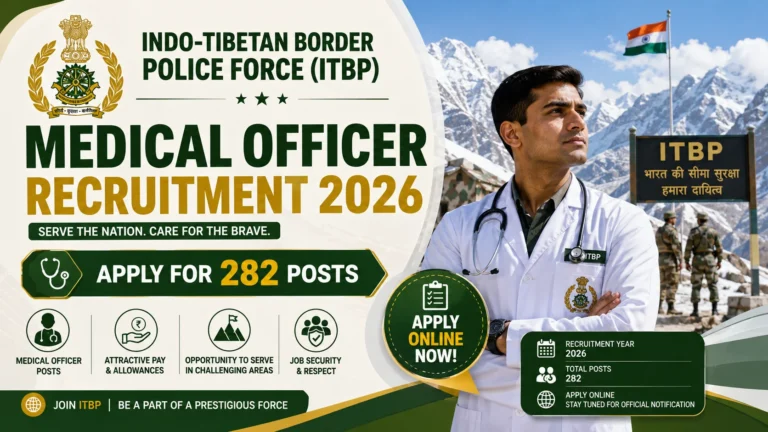 ITBP Medical Officer Recruitment 2026 for 282 Posts, Apply Online at recruitment.itbpolice.nic.in 10 ITBP Medical Officer Recruitment 2026